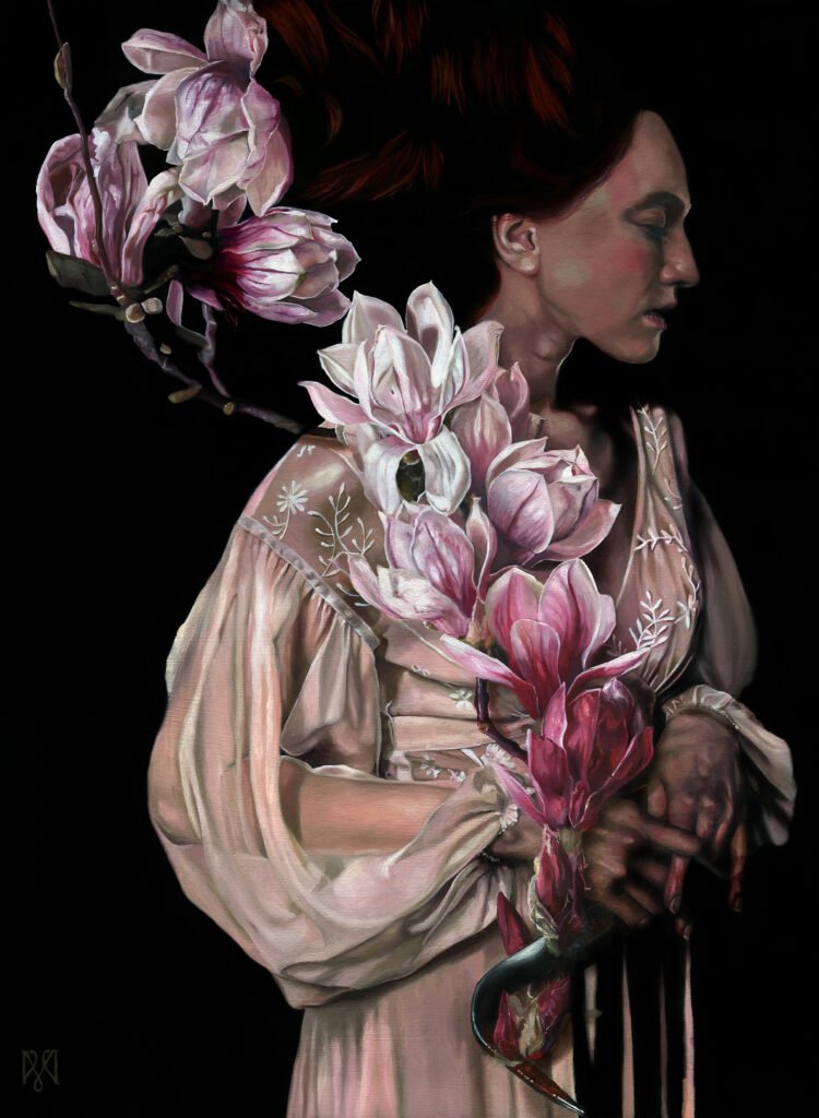 Seiva, oil painting by Patricia Ariel